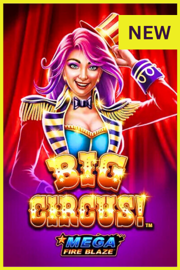 Mega fire blaze big circus